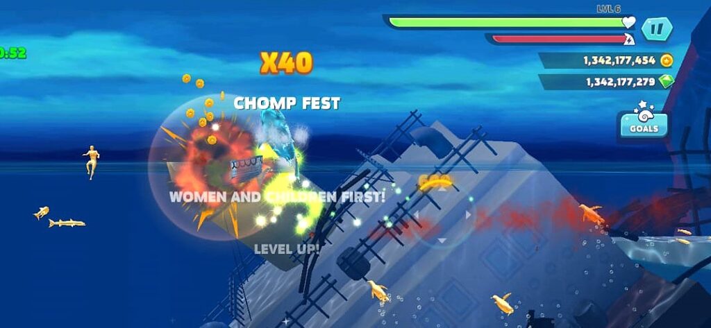 Defence in Hungry Shark Evolution MOD APK
